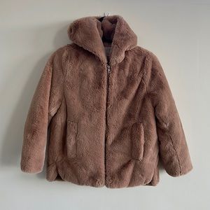 Girls’ Faux Fur Chic Jacket